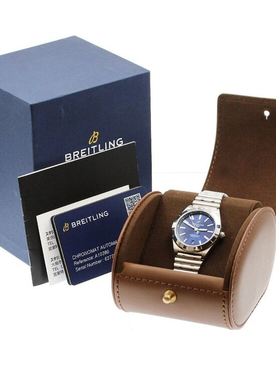 BREITLING Chronomat automatic 36 A10380 Navy Dial Automatic Ladies Watch_954749 main image 6